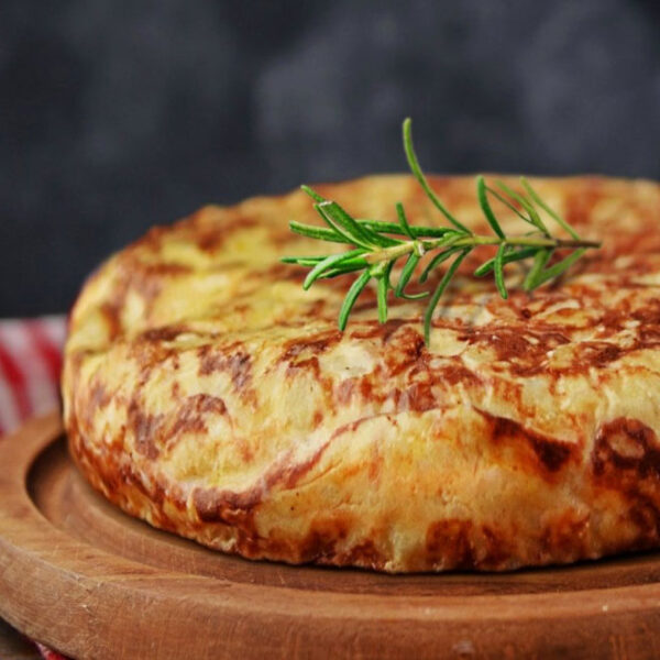 Tortilla de patatas con chorizo