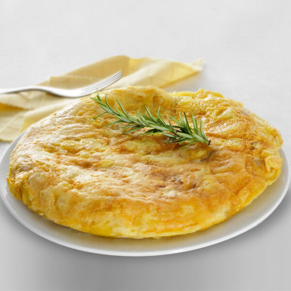 Tortilla de patatas con pimiento verde